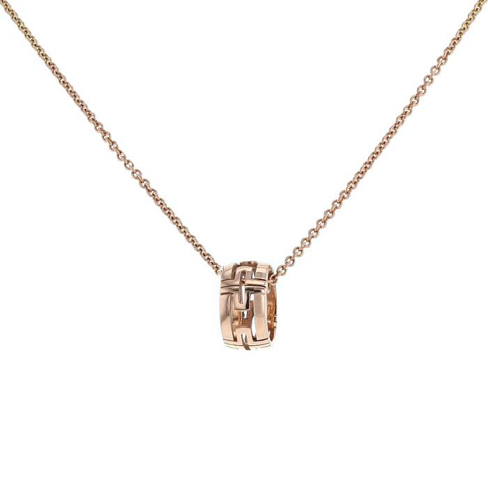 [Clover Jewels]PARENTESI NECKLACE PINK GOLD