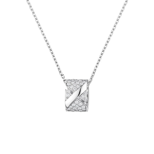 [Clover Jewels]LIENS EVIDENCE DIAMOND PAVED NECKLACE