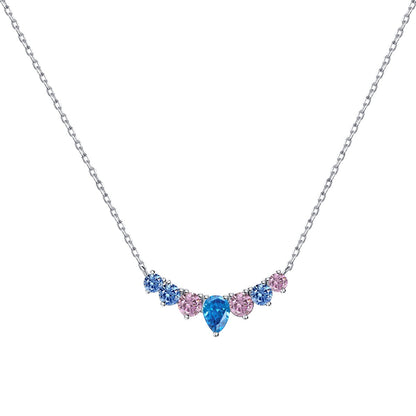 [Clover Jewels]Dainty Colorful Heart Necklace