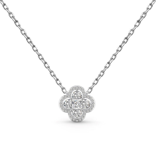 [Clover Jewels]Spliced Lucky Four-Leaf Clover Versatile Necklace