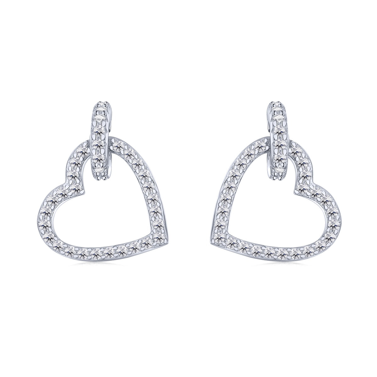 [Clover Jewels]Dainty Heart Shape Earrings