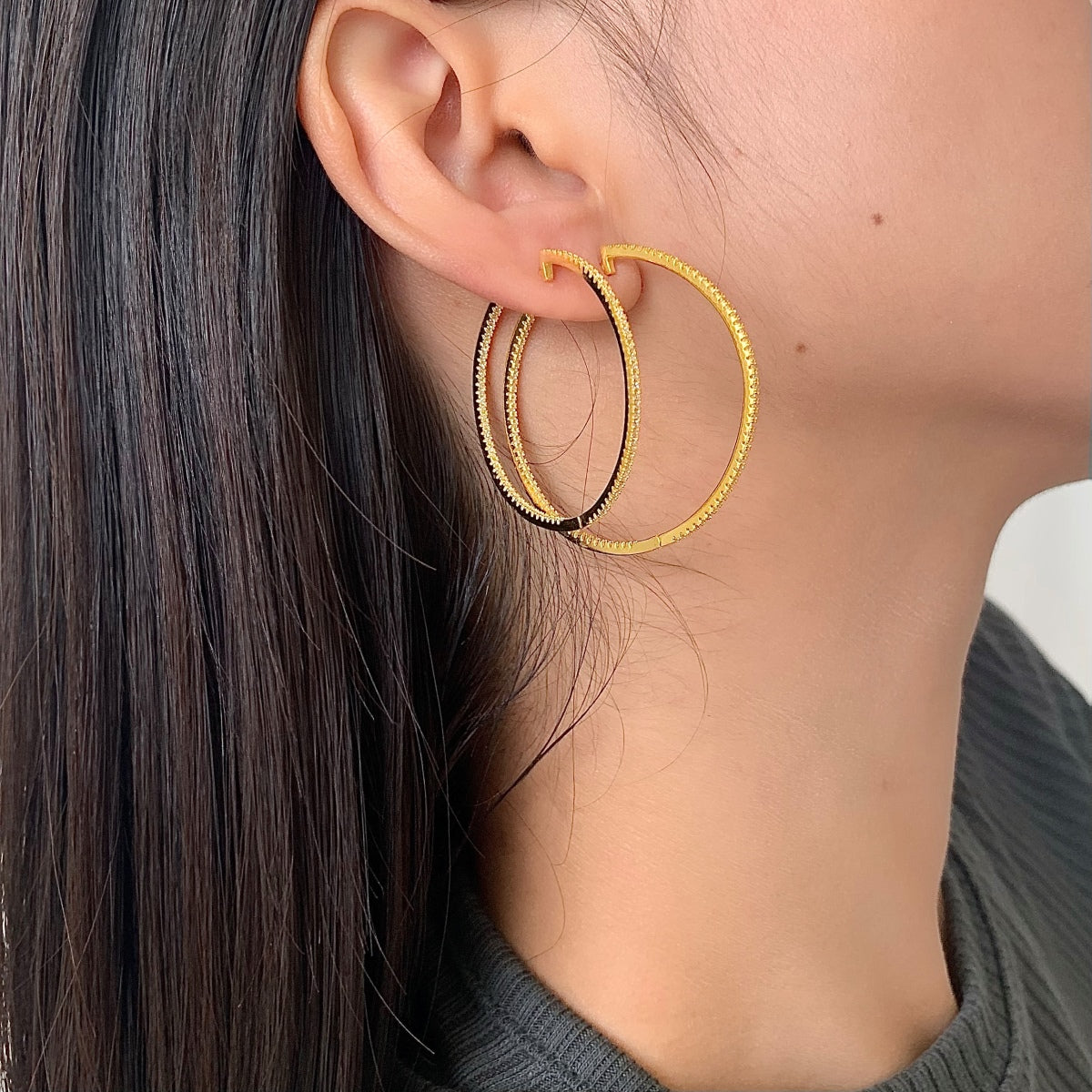 [Clover Jewels]Popular Large Hoop Earrings