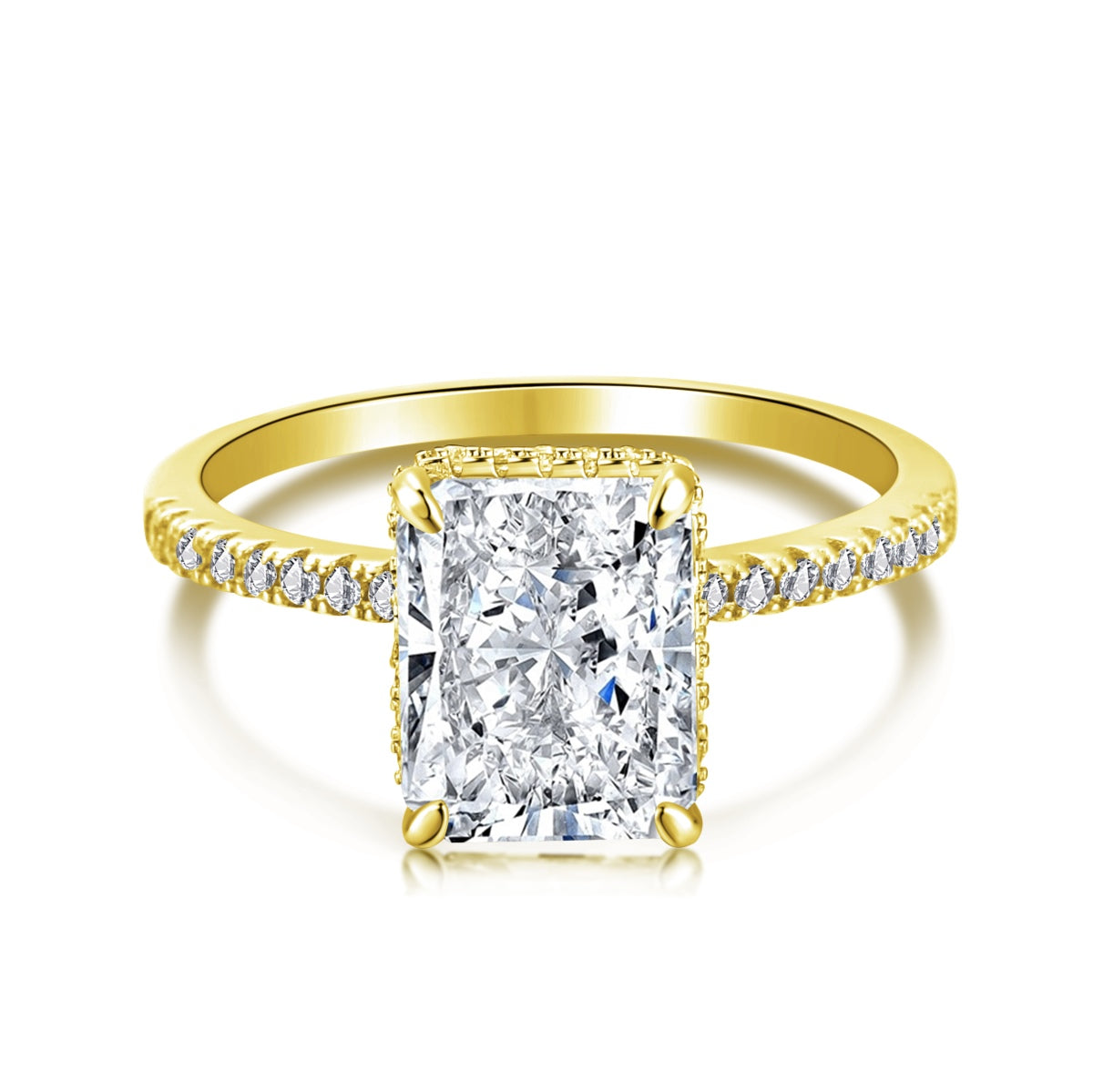 [Clover Jewels]4.0 Carat Luxurious Engagement Ring