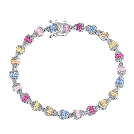 [Clover Jewels]Radiant Water Drop Shape Daily Bracelet