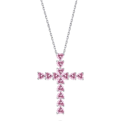 [Clover Jewels]Radiant Cross Shape Necklace