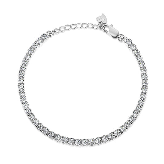 [Clover Jewels]Sparkling Round Cut Daily Bracelet