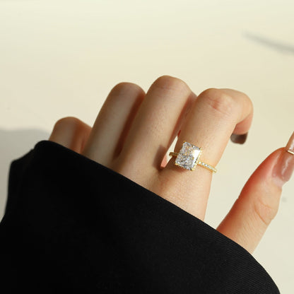 [Clover Jewels]4.0 Carat Luxurious Engagement Ring