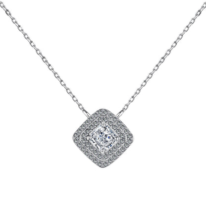 [Clover Jewels]Sparkling Asscher Cut Necklace