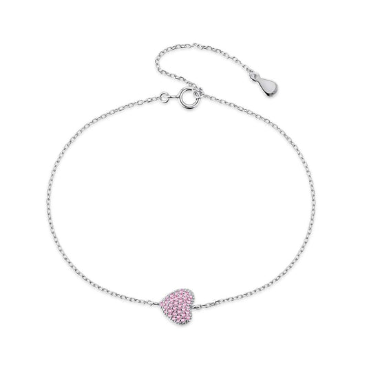 [Clover Jewels]Heart-Shaped Gentle and Versatile Bracelet