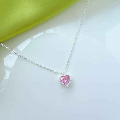 [Clover Jewels]Ornate Heart Shape Necklace