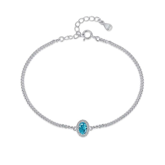 [Clover Jewels]Exquisite Oval Shape Bracelet