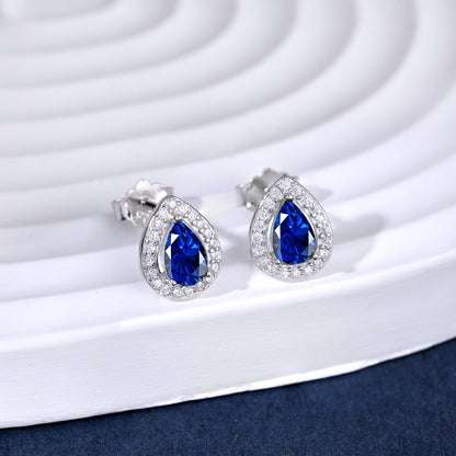 [Clover Jewels]Luxurious Water Drop Shape Earrings