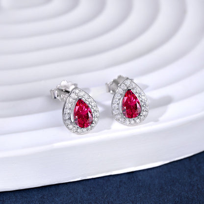 [Clover Jewels]Luxurious Water Drop Shape Earrings