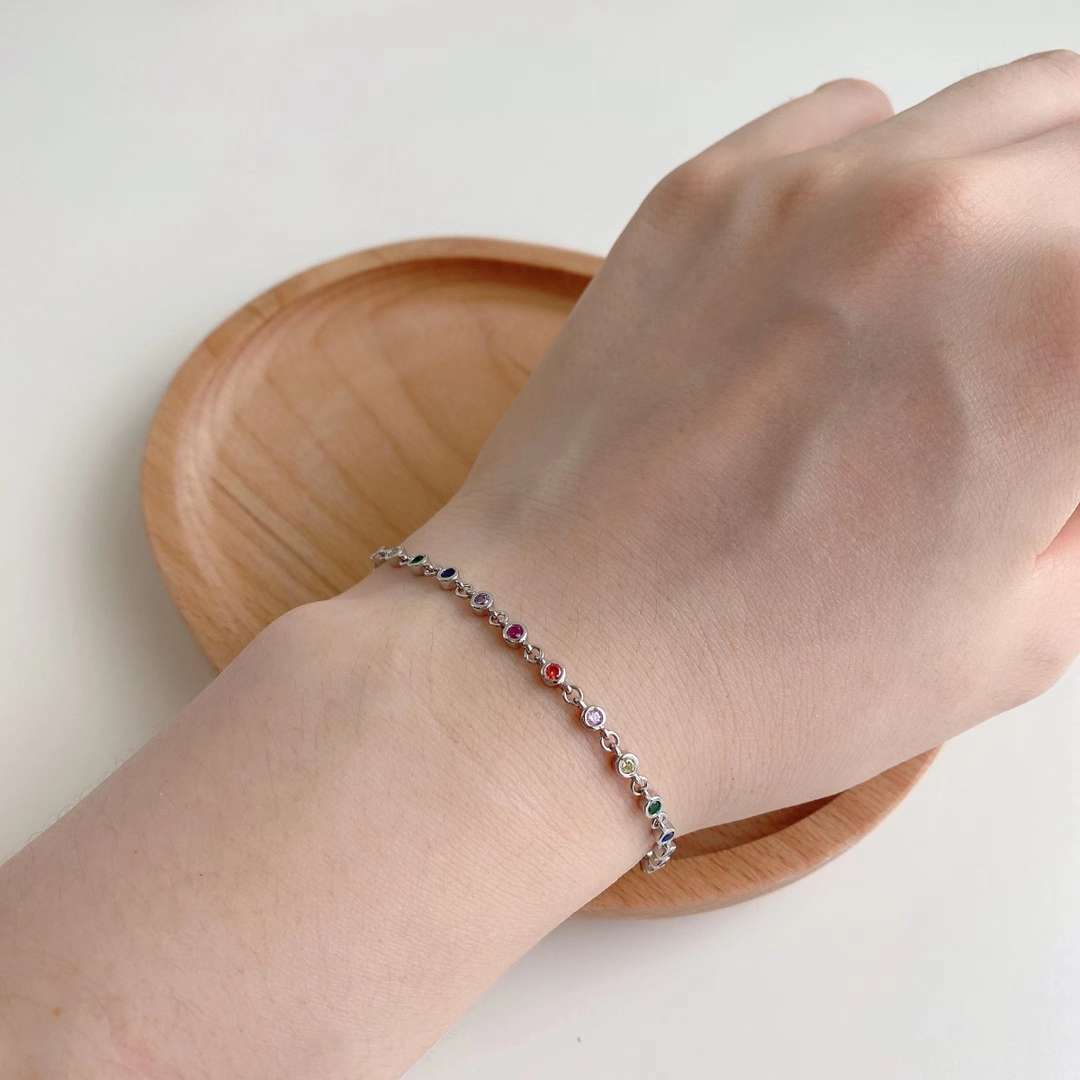 [Clover Jewels]Colorful Bead Array Bracelet