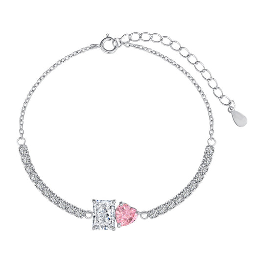 [Clover Jewels]Dazzling Unique Multi Shape Lover Bracelet