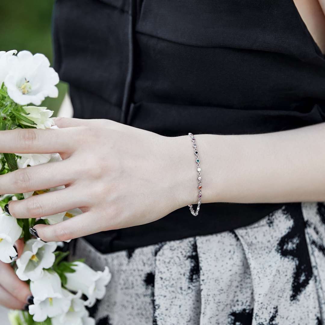 [Clover Jewels]Colorful Bead Array Bracelet