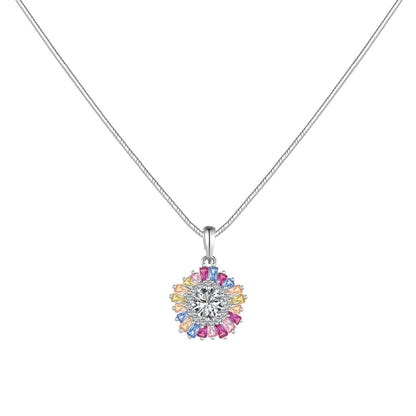 [Clover Jewels]Charming Flower Colorful Necklace