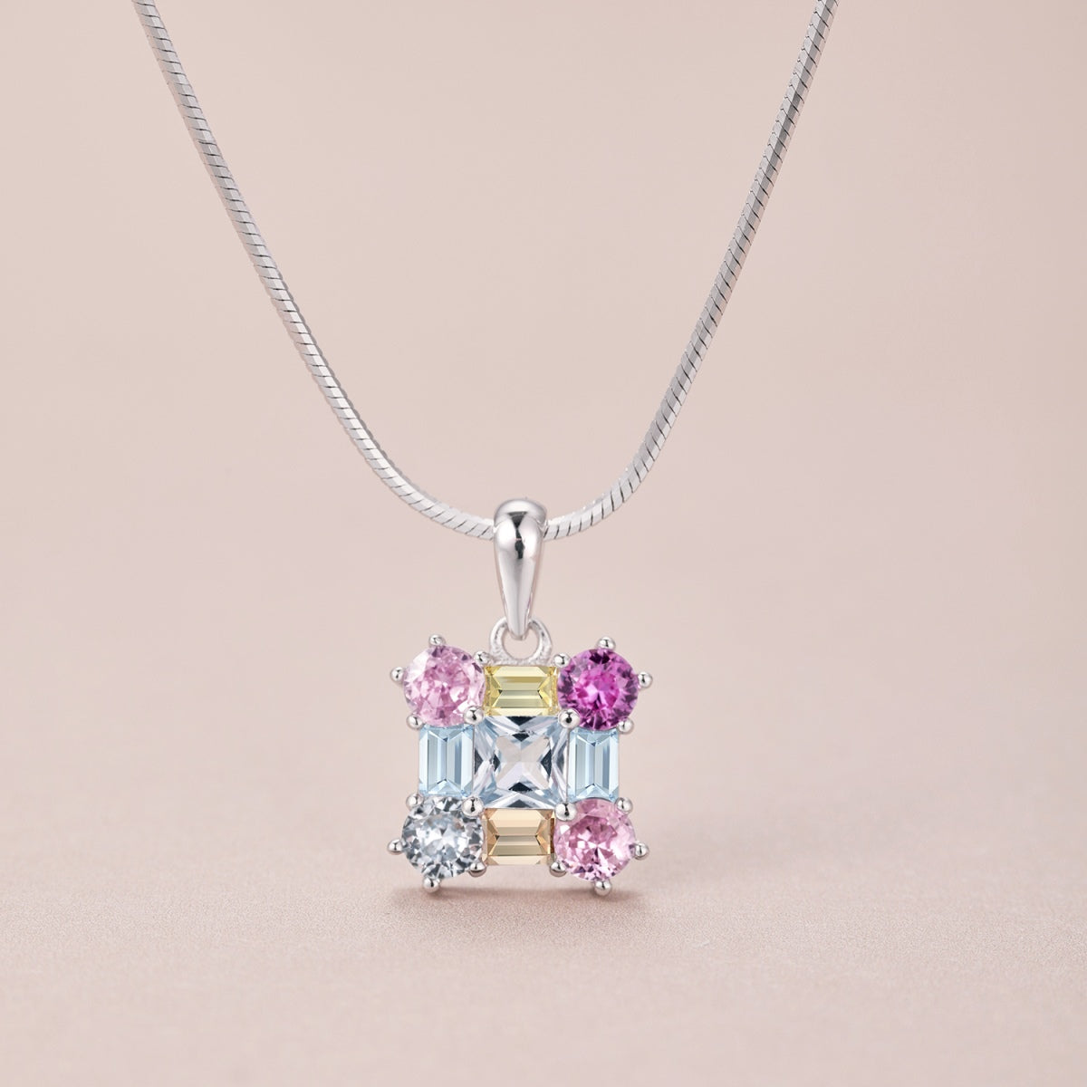 [Clover Jewels]Gorgeous Multi Colorful Necklace