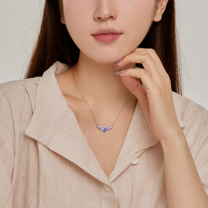 [Clover Jewels]Dainty Colorful Heart Necklace