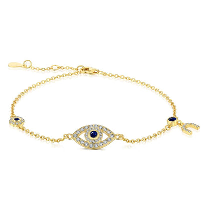 [Clover Jewels]Dainty Eye Shape Necklace