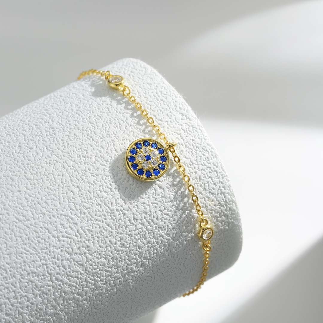 [Clover Jewels]Devil's Eye Round Shape Bracelet