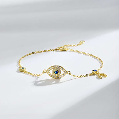 [Clover Jewels]Dainty Eye Shape Necklace