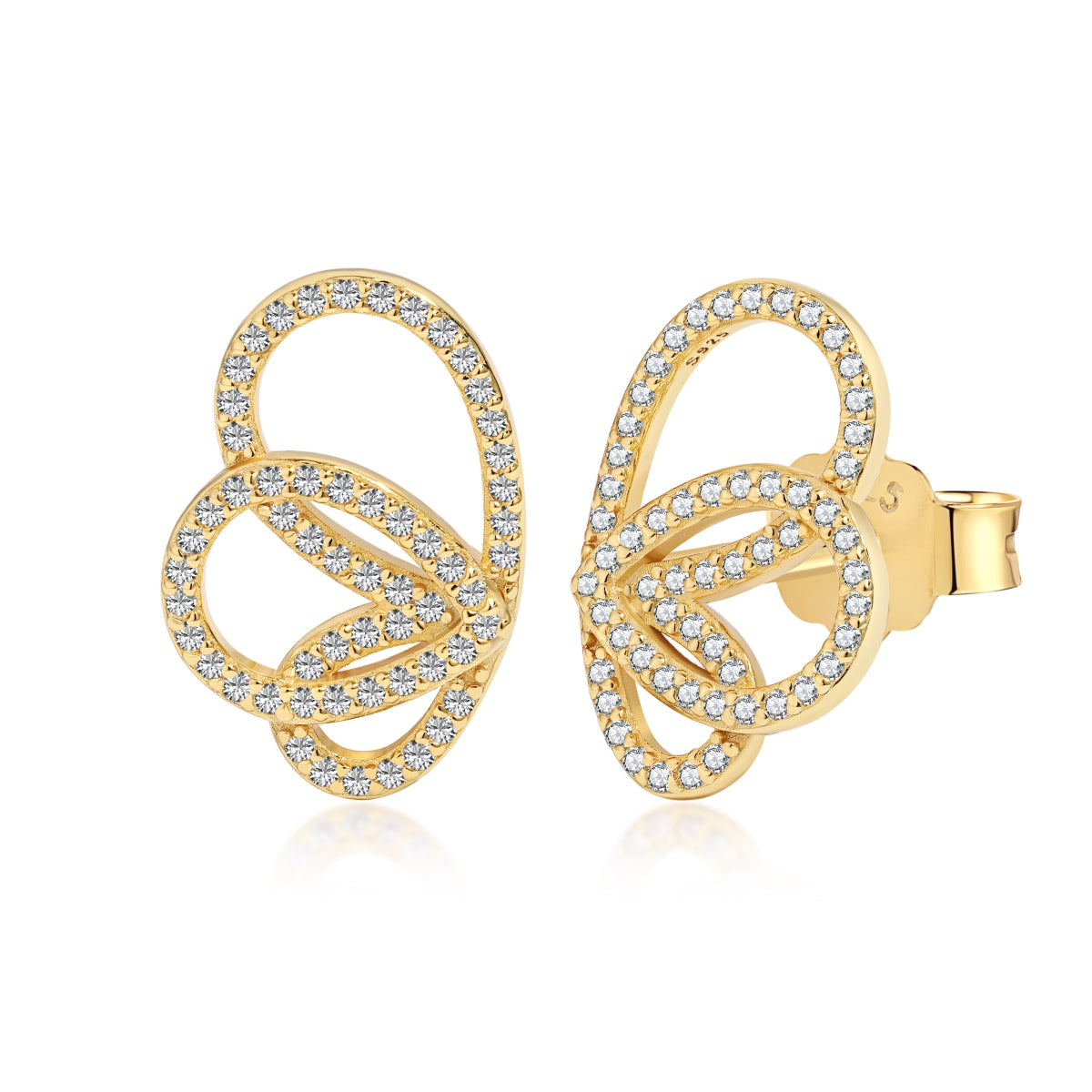 [Clover Jewels]Exquisite Butterfly Shape Earrings