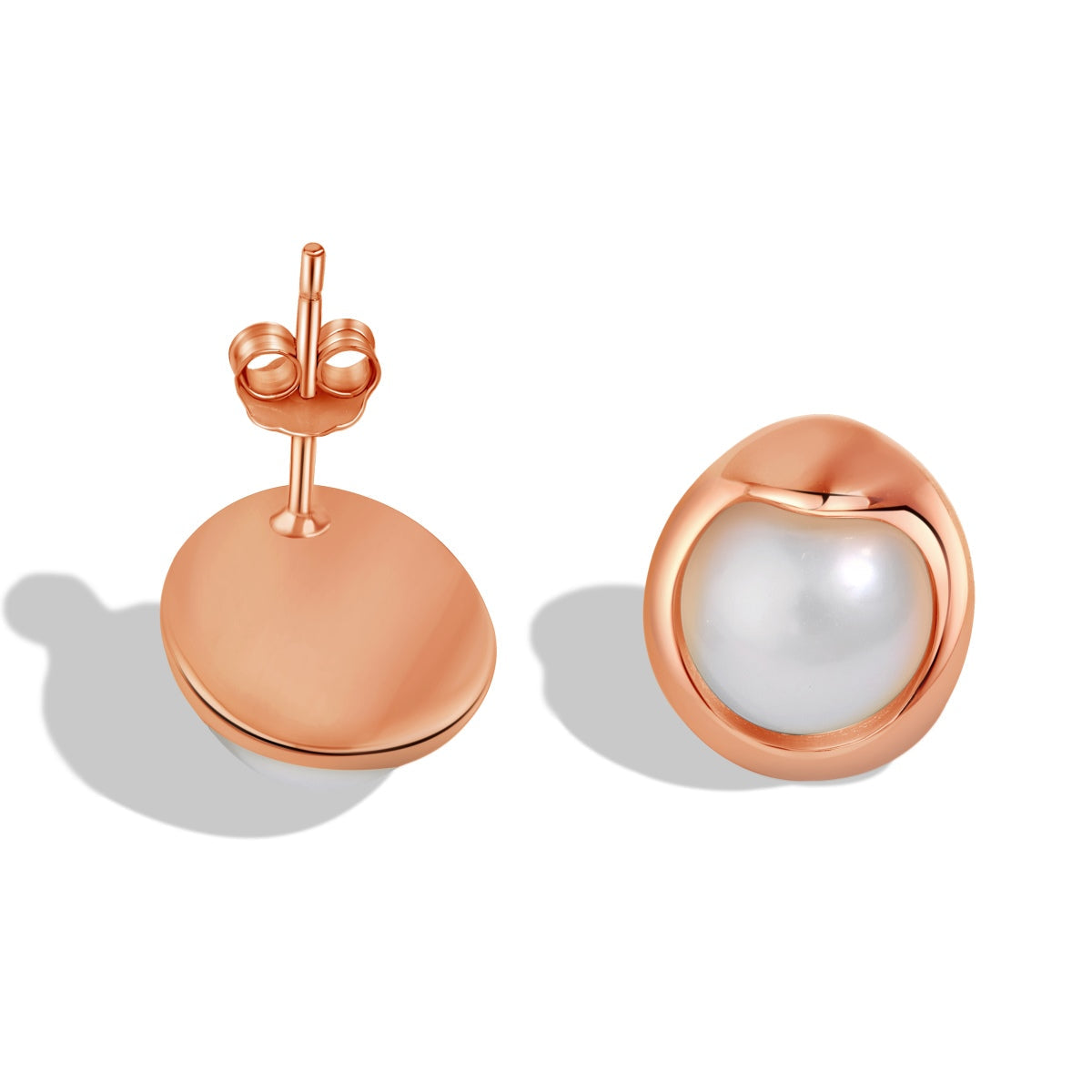 [Clover Jewels]Dainty Bread Pearl Earrings