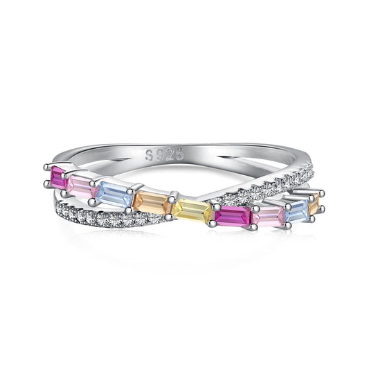 [Clover Jewels]Energetic Elegant Radiant Cut Party Ring