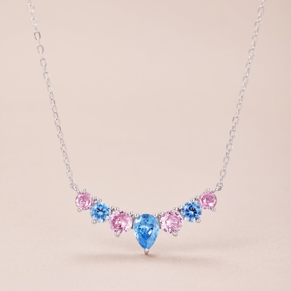 [Clover Jewels]Dainty Colorful Heart Necklace