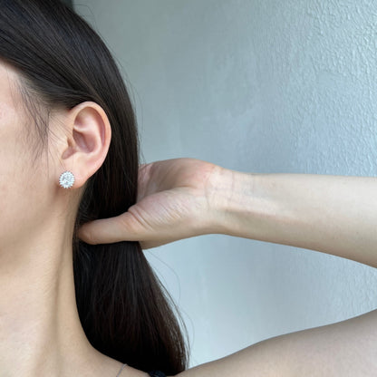 [Clover Jewels]Delicate Radiant Oval Cut Daily Earrings