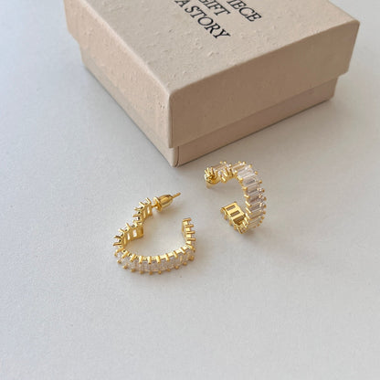 [Clover Jewels]Radiant Heart Cutout Earrings