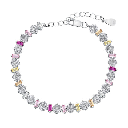 [Clover Jewels]Radiant Colorful Round Shape Daily Bracelet