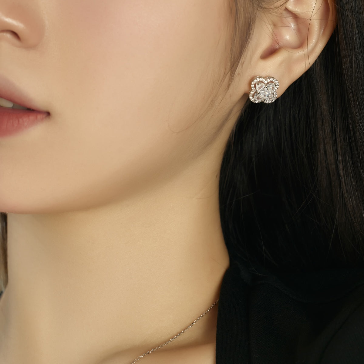 [Clover Jewels]Lucky Four-Leaf Clover Exquisite Earrings