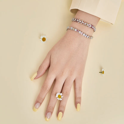 [Clover Jewels]Dazzling Radiant Multi Cut Daily Bracelet