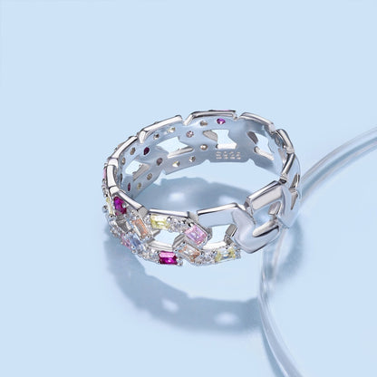 [Clover Jewels]Sparkling Vibrant Emerald Cut Daily Ring