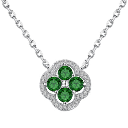 [Clover Jewels]Exquisite Necklace With Four-Leaf Clover Flower Design