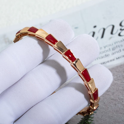 [Clover Jewels]SERPENTI BRACELET PINK GOLD RUBELLITE