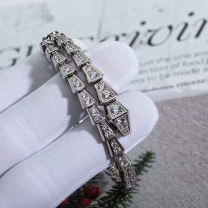 [Clover Jewels]SERPENTI BRACELET 6MM SILVER DIAMOND