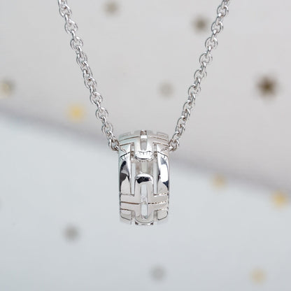 [Clover Jewels]PARENTESI NECKLACE SILVER