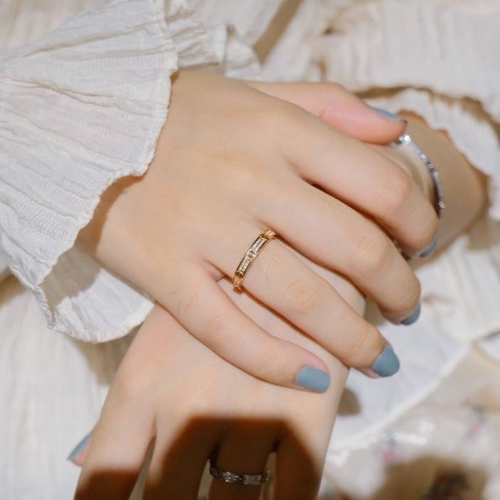 [Clover Jewels]LOVE RING 2.65MM DIAMOND