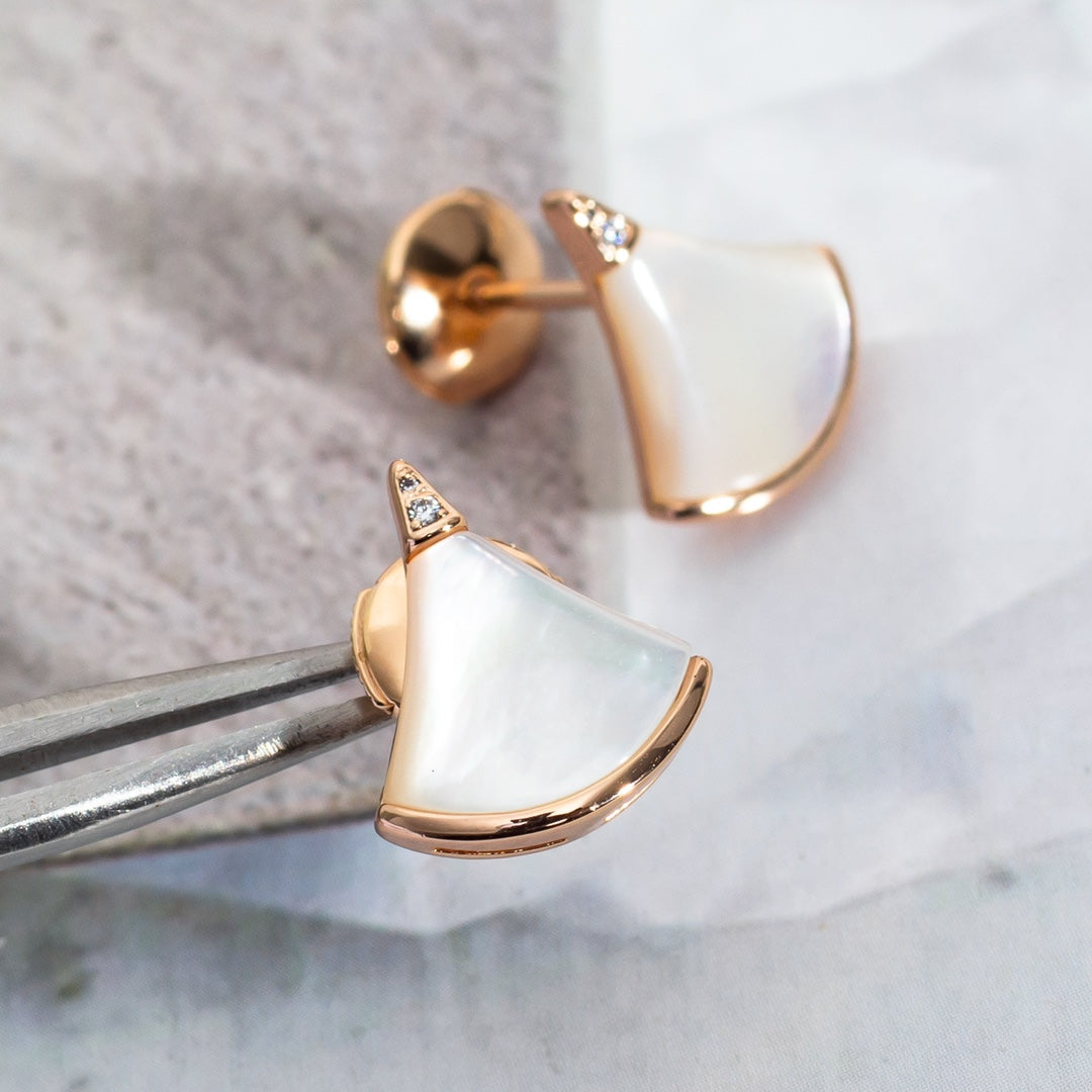 [Clover Jewels]DIVAS DREAM EARRINGS PINK GOLD