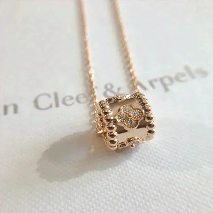 [Clover Jewels]PERLEE PEDANT NECKLACE GOLD / ROSE GOLD