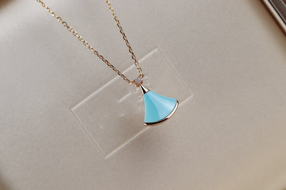 [Clover Jewels]DREAM NECKLACE TURQUOISE PINK GOLD