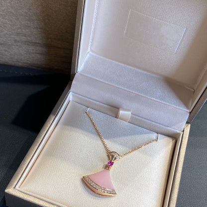 [Clover Jewels]DREAM NECKLACE PINK OPAL