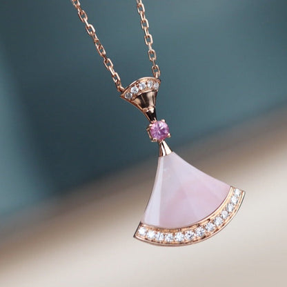 [Clover Jewels]DREAM NECKLACE PINK MOP DIAMOND