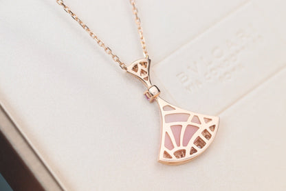 [Clover Jewels]DREAM NECKLACE PINK MOP DIAMOND