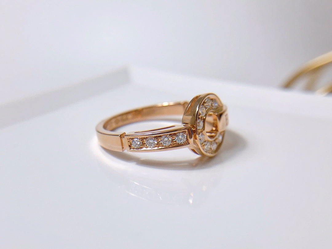 [Clover Jewels]DREAM RING DIAMOND PINK GOLD