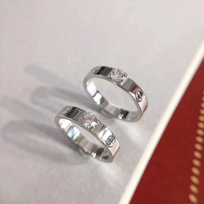 [Clover Jewels]LOVE RING 3.6MM 1 BIG DIAMOND