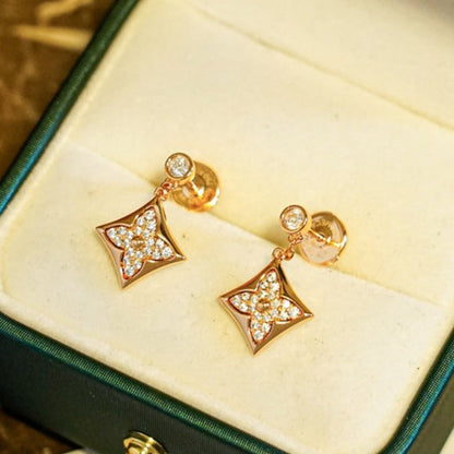 [Clover Jewels]STAR DIAMONDS EARRINGS GOLD